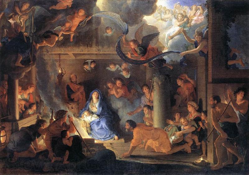 LE BRUN, Charles Adoration of the Shepherds sg Germany oil painting art